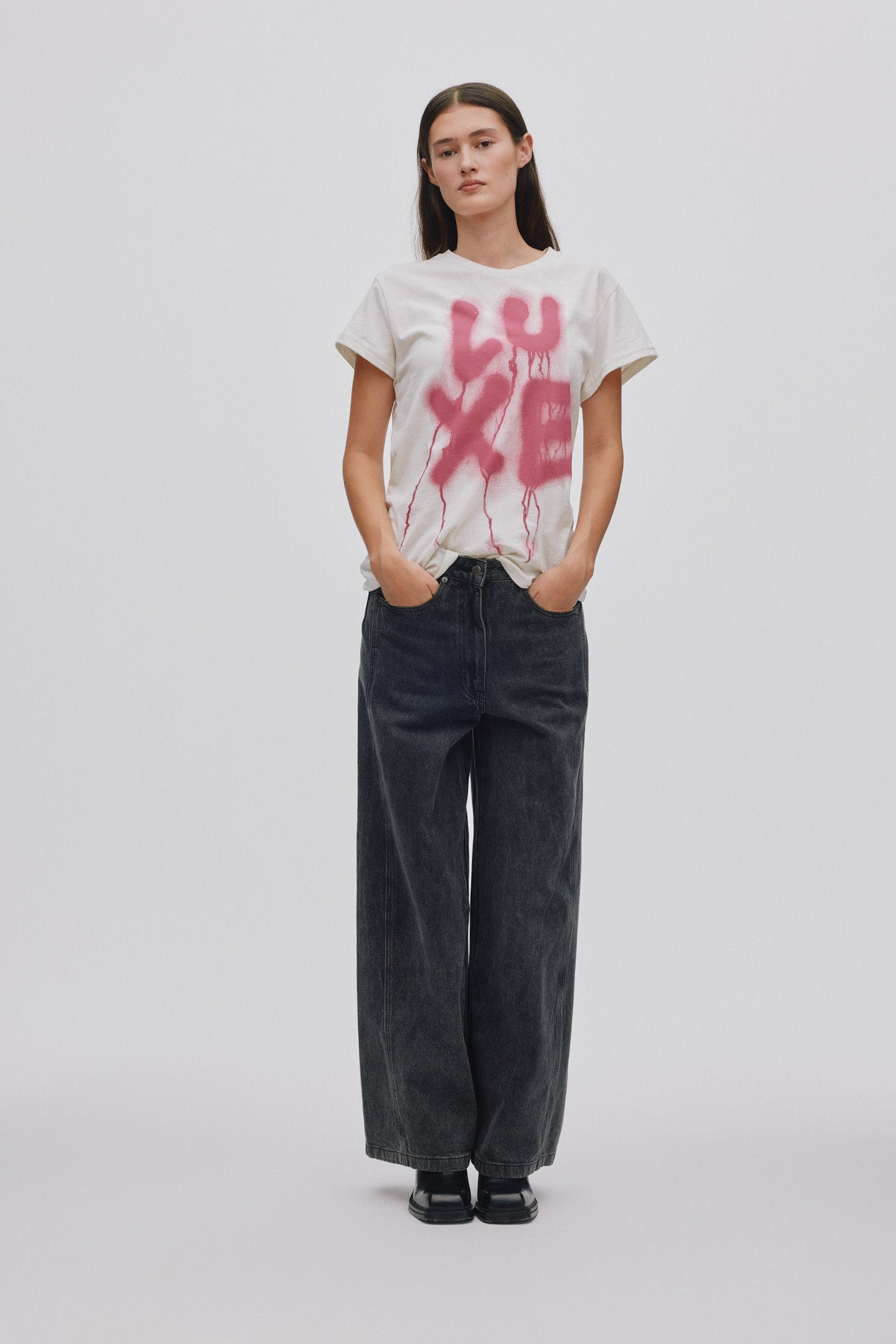 Ambla - Luxe t-shirt I Pink 2 - Rabens Saloner