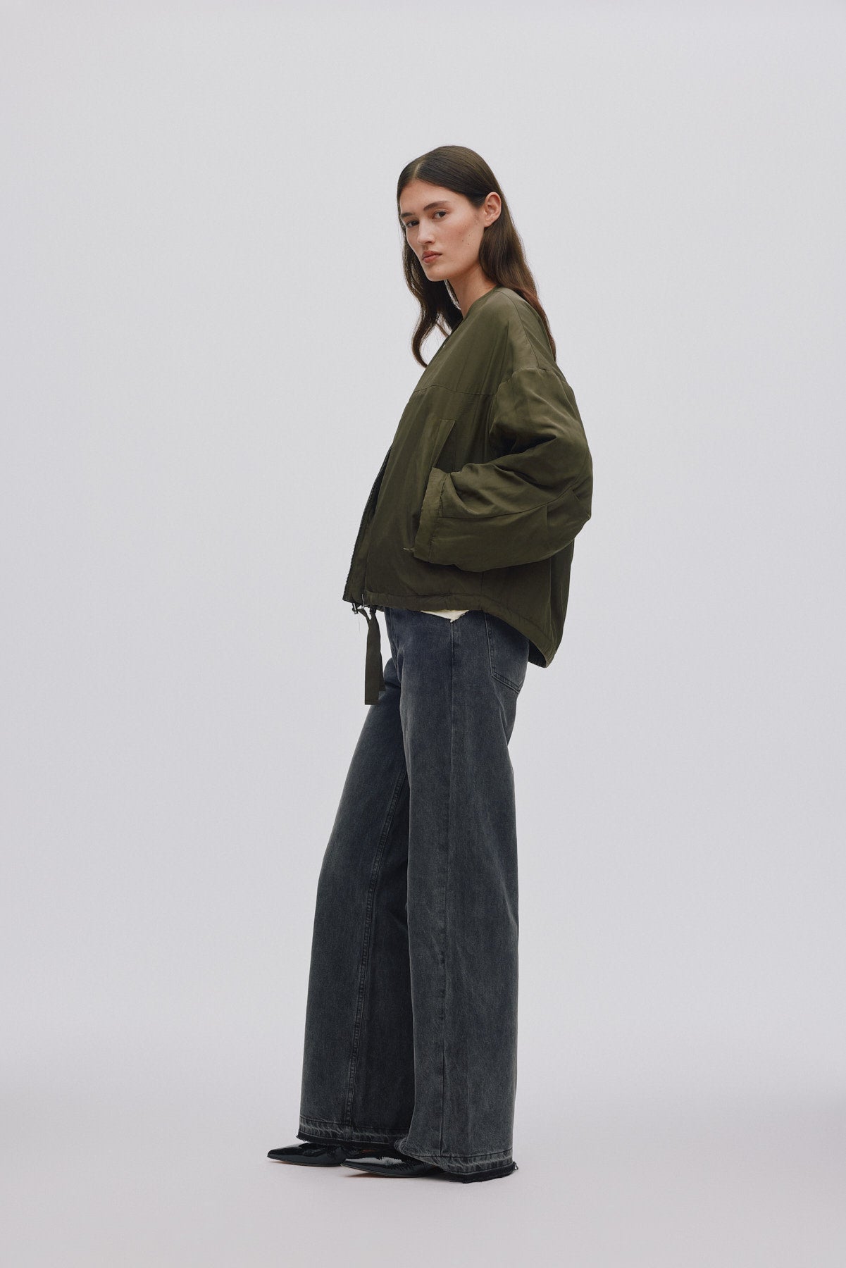 Glod - Arched jacket I Army green 4 - Rabens Saloner