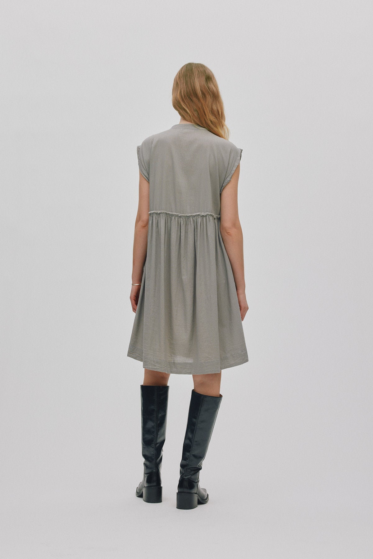 Devina - Cotton dress I Bone 5 - Rabens Saloner