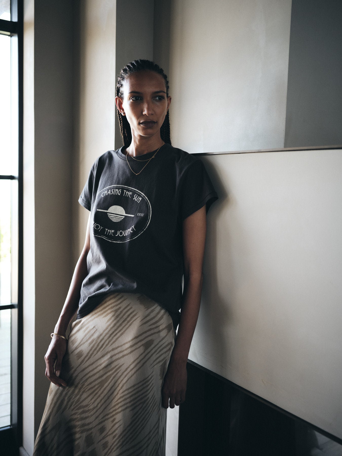 Ambla - Journey t-shirt I Faded black 3 - Rabens Saloner