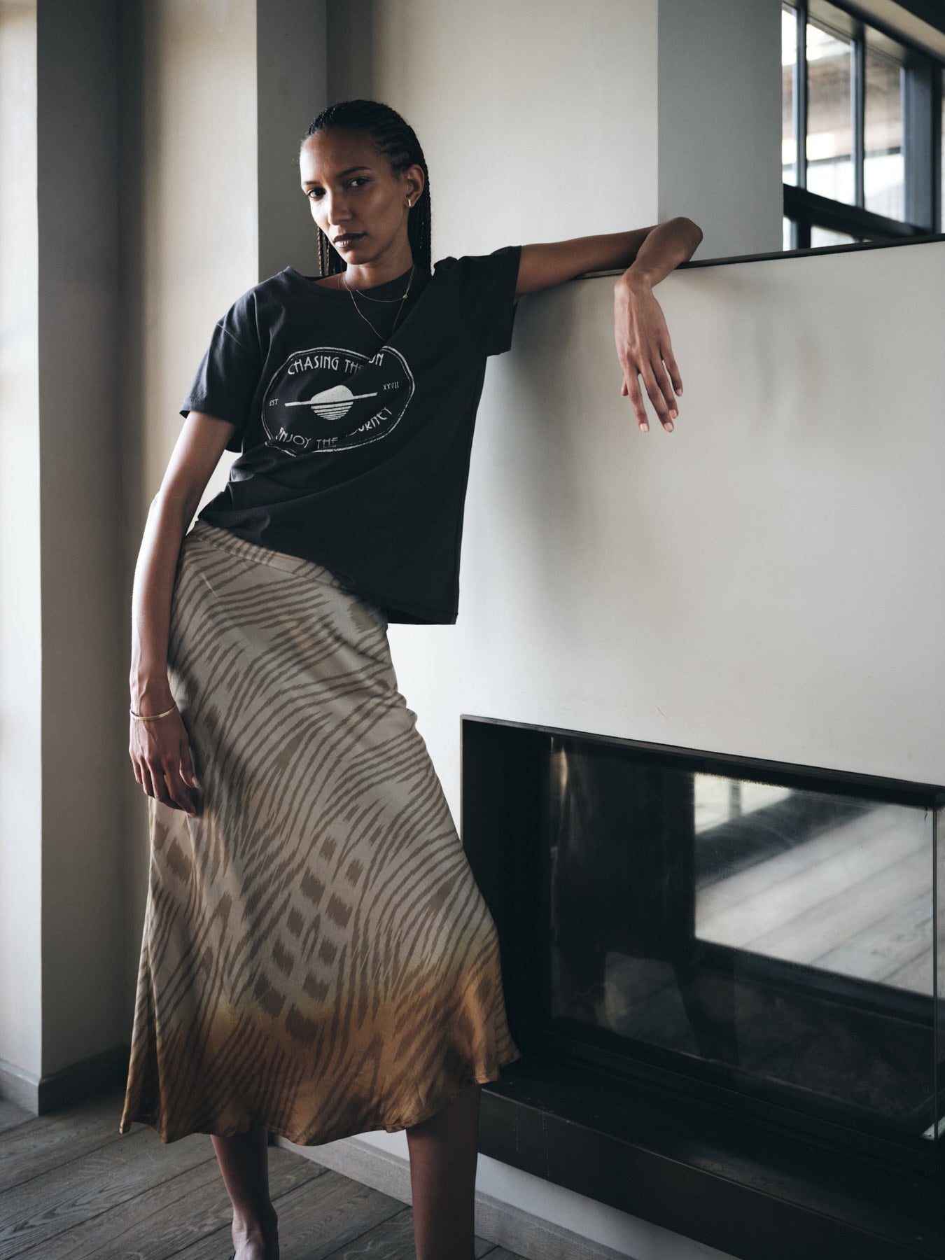 Ambla - Journey t-shirt I Faded black 6 - Rabens Saloner