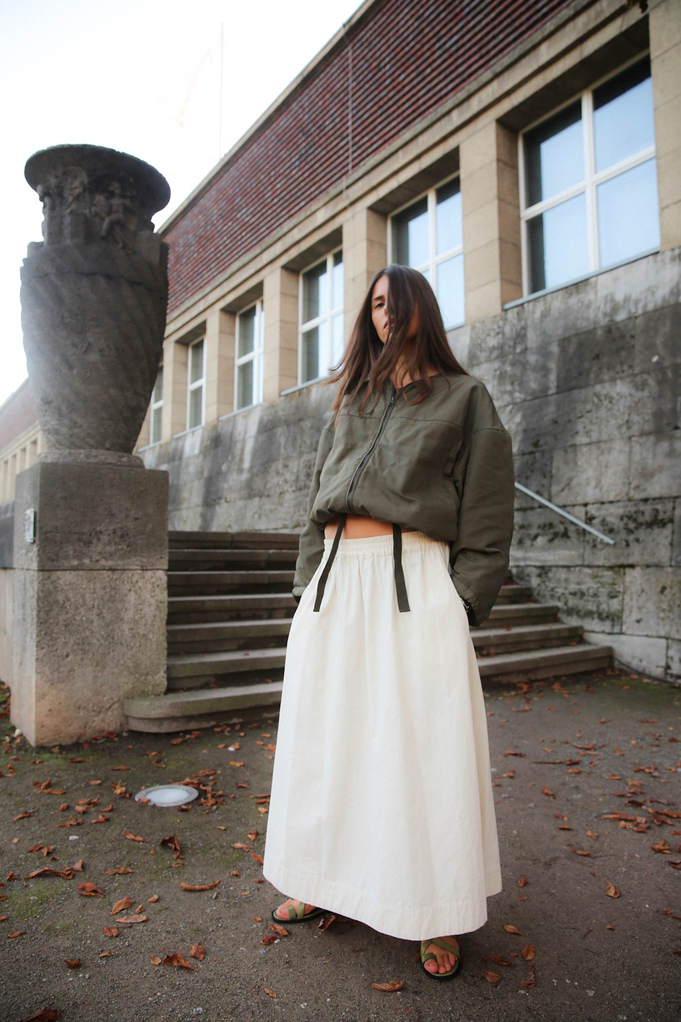 Glod - Arched jacket I Army green Army green XS/S 9 - Rabens Saloner