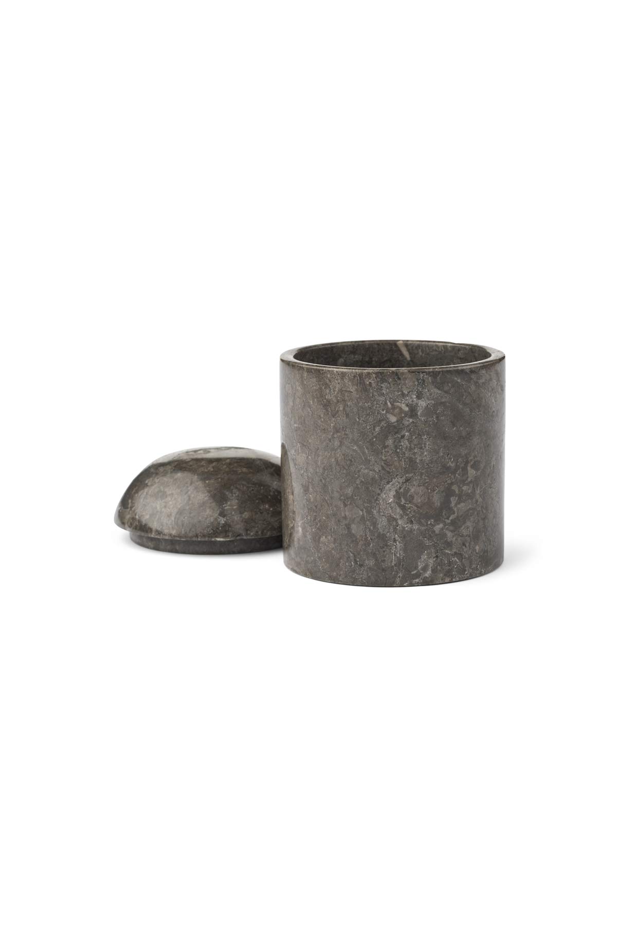Small Marble Jar with Lid - Rabens Apartment I Dark Grey 2 - Rabens Saloner