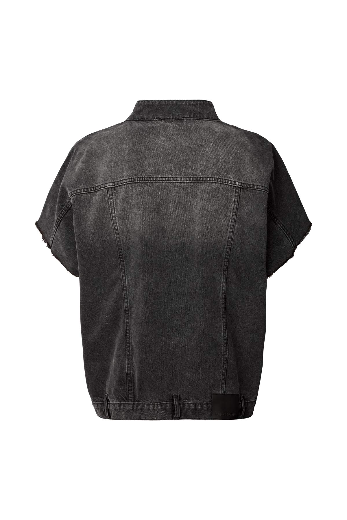 Mir - Denim vest jacket I Washed black denim 10 - Rabens Saloner