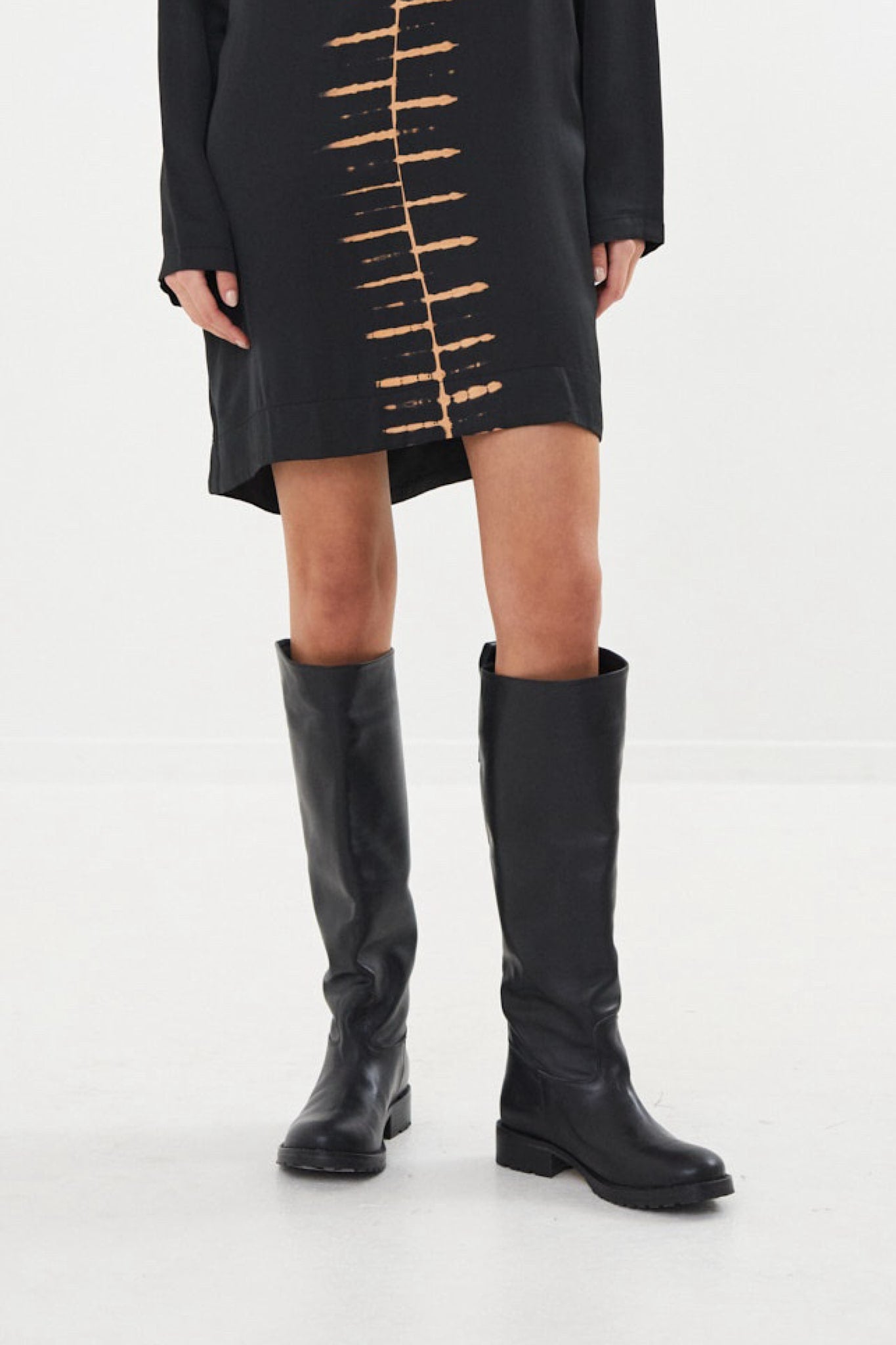 Marit - Leather riding boot I Black 9 - Rabens Saloner