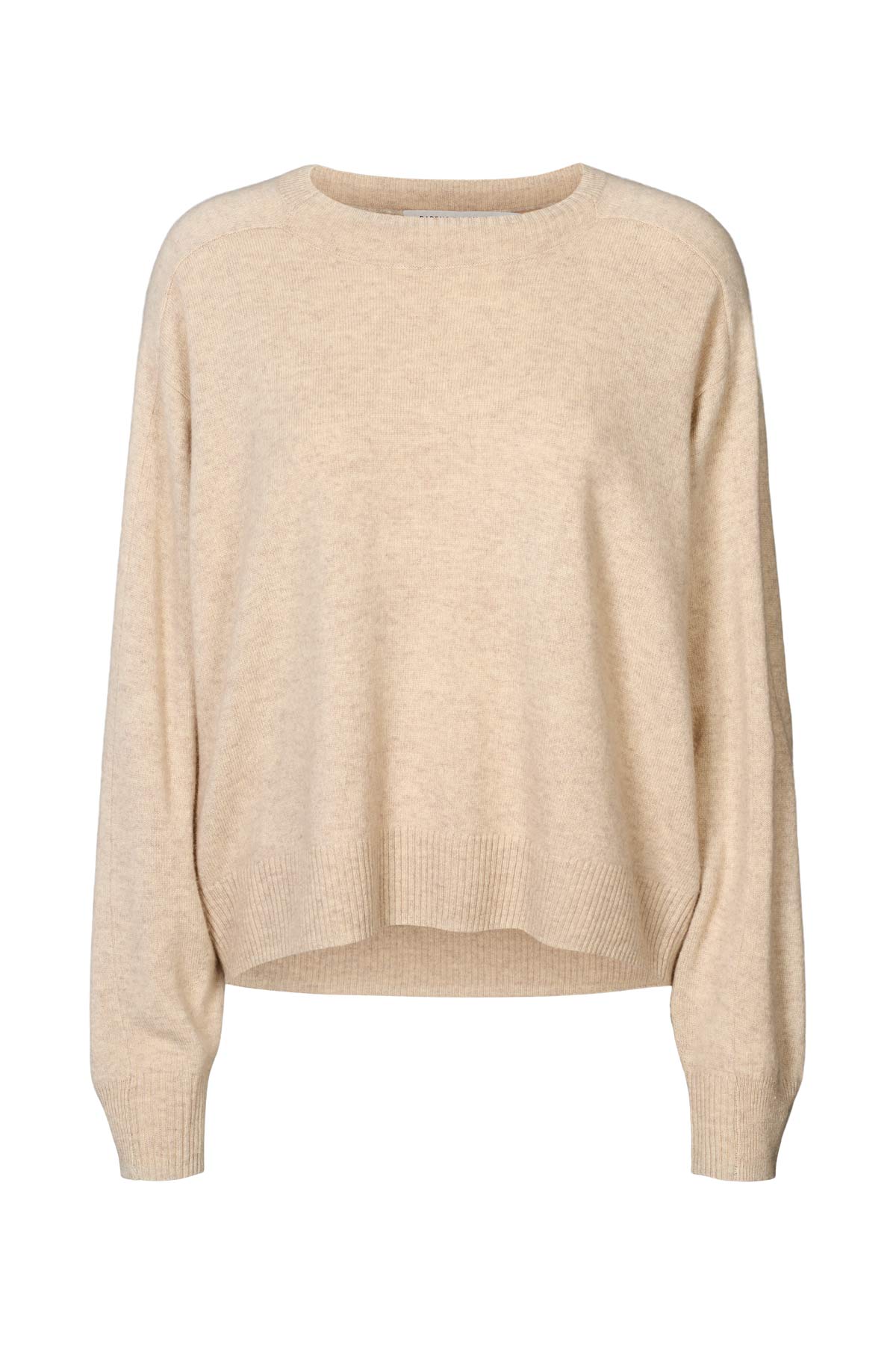 Dalani - Woolcash boxy sweater I Oatmeal melange Oatmeal melange XS 5 - Rabens Saloner