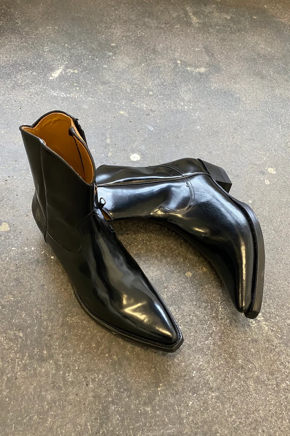 Erla - Western zip boot I Black 3 - Rabens Saloner