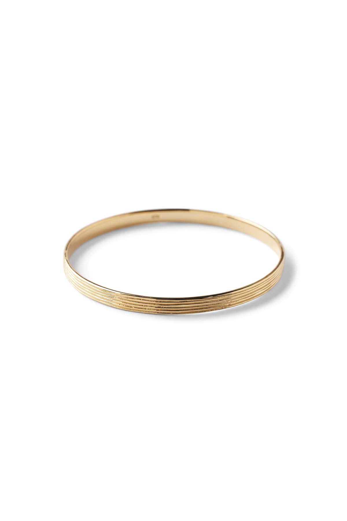 Carved slim bracelet - Rabens Momento I Gold Gold 1 - Rabens Saloner