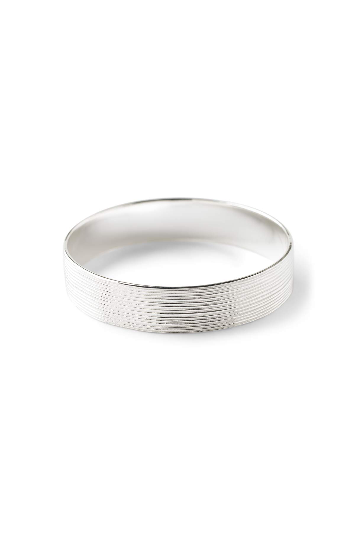 Carved wide bracelet - Rabens Momento I Silver Silver 1 - Rabens Saloner