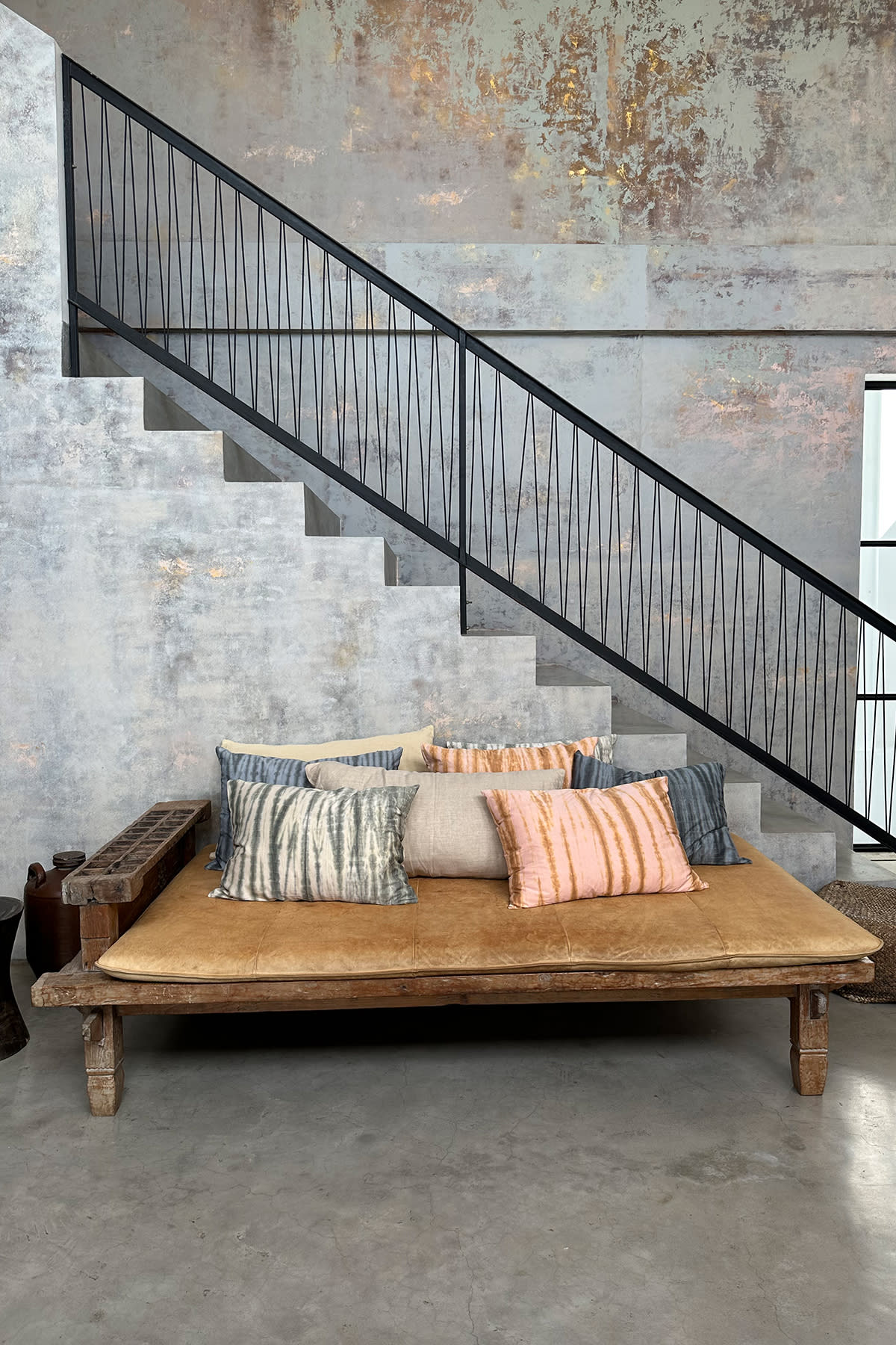 Tie-dye pillow - Pillow 50x70 cm I Grey combo 2 - Rabens Saloner
