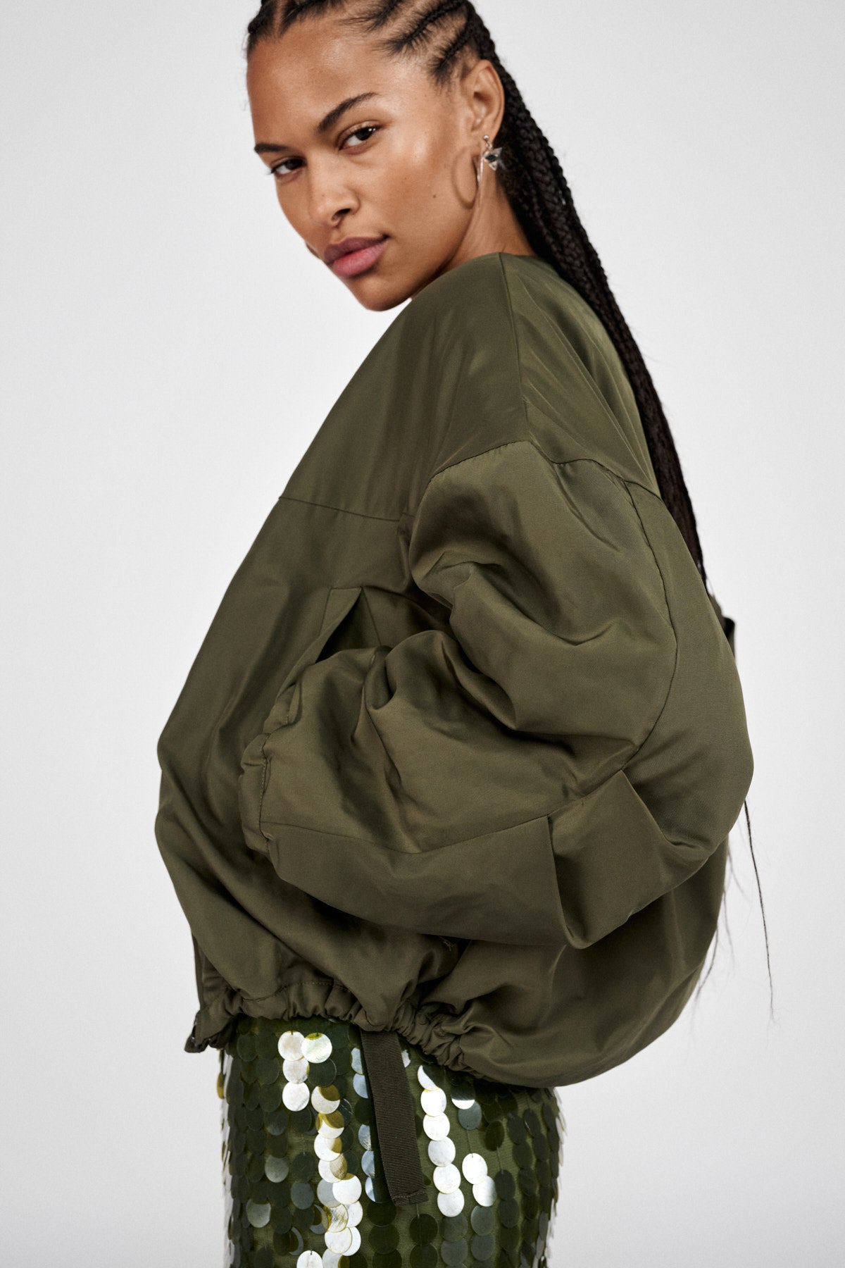 Glod - Arched jacket I Army green 10 - Rabens Saloner