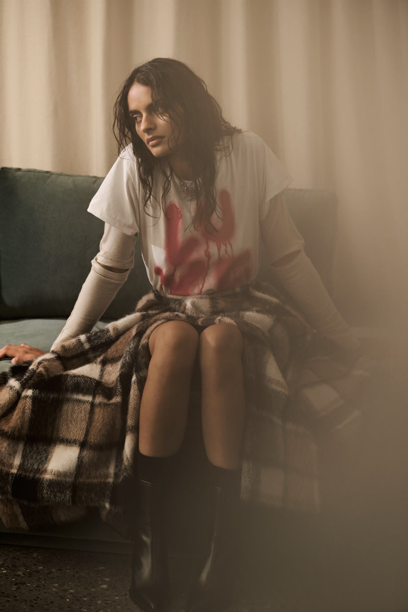 Ambla - Luxe t-shirt I Chalk 5 - Rabens Saloner