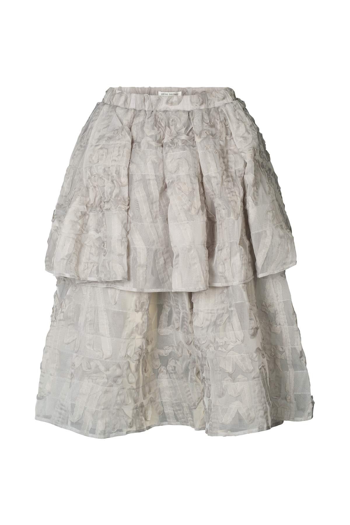 Sibora - Splash netting skirt I Silver grey Silver grey XS 5 - Rabens Saloner