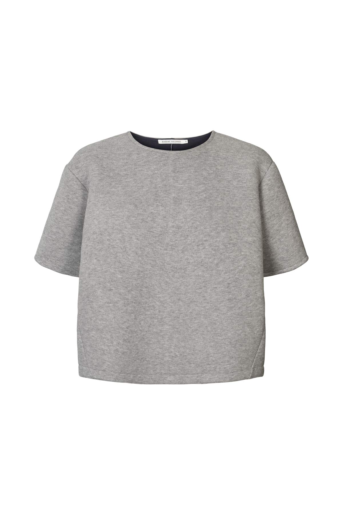 Anjo - Varsity boxy top I Grey melange Grey melange XS 1 - Rabens Saloner