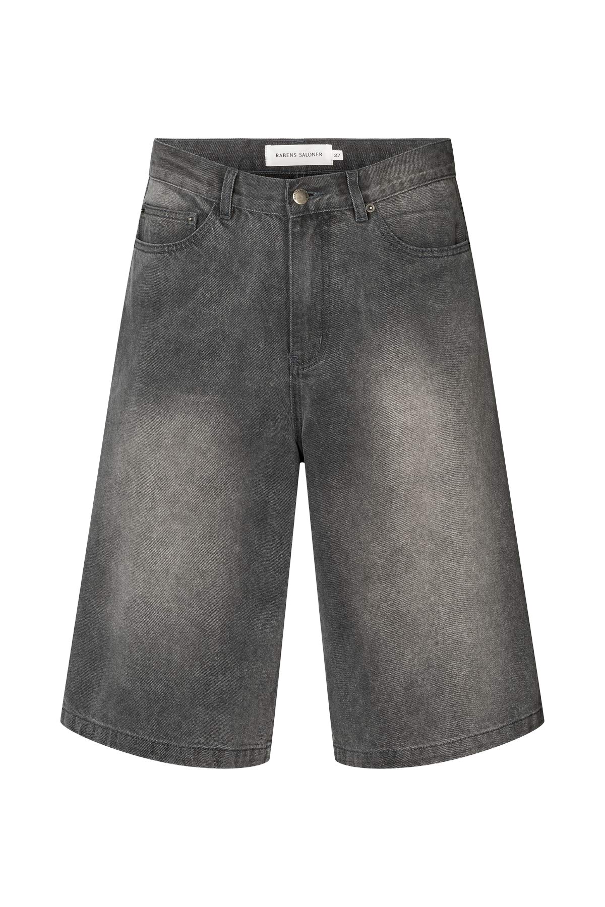 Adelin - Grey denim shorts I Washed grey Washed grey 25 3 - Rabens Saloner