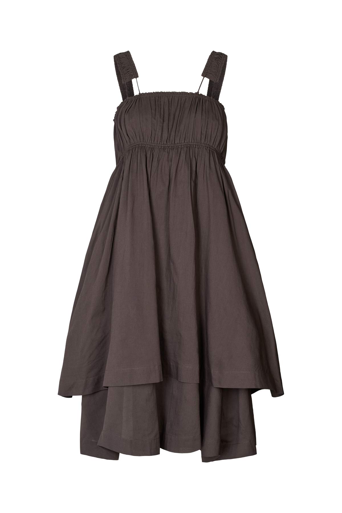 Gabi - Multi layer short dress I Liquorice 5 - Rabens Saloner