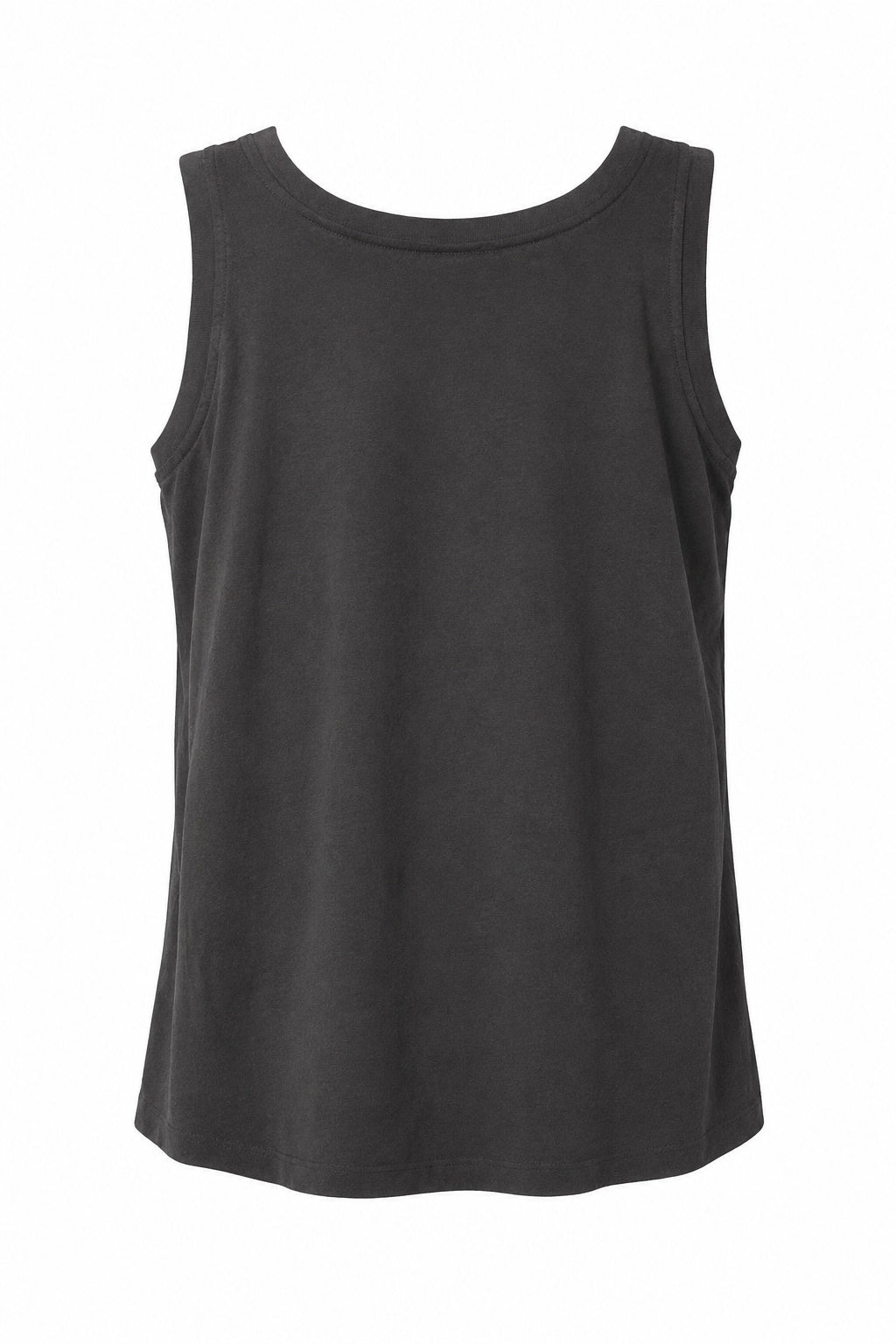 Abbi - Vintage jersey pocket tank top I Faded black 2 - Rabens Saloner