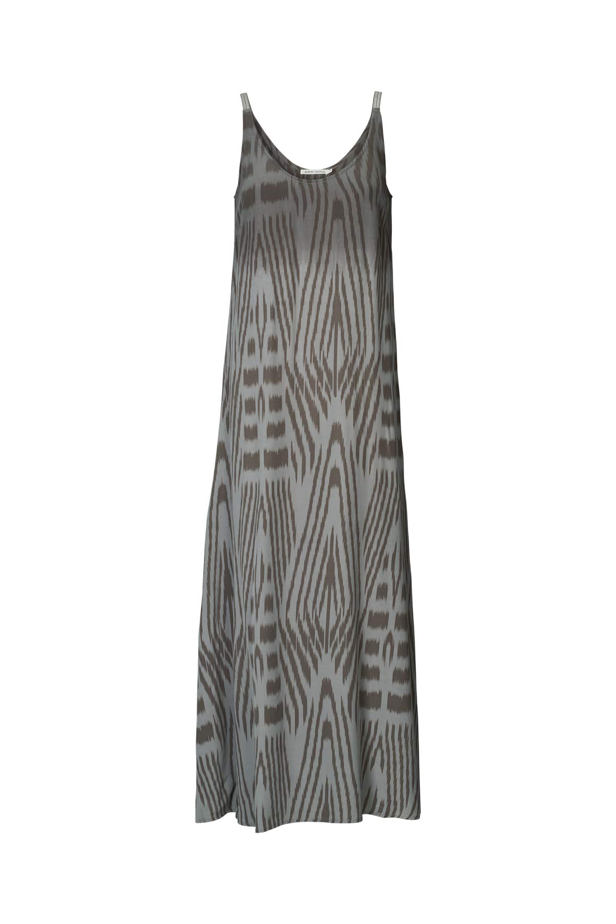 Maice - Ombre ikat slim string dress I Asphalt combo Asphalt combo XS 6 - Rabens Saloner
