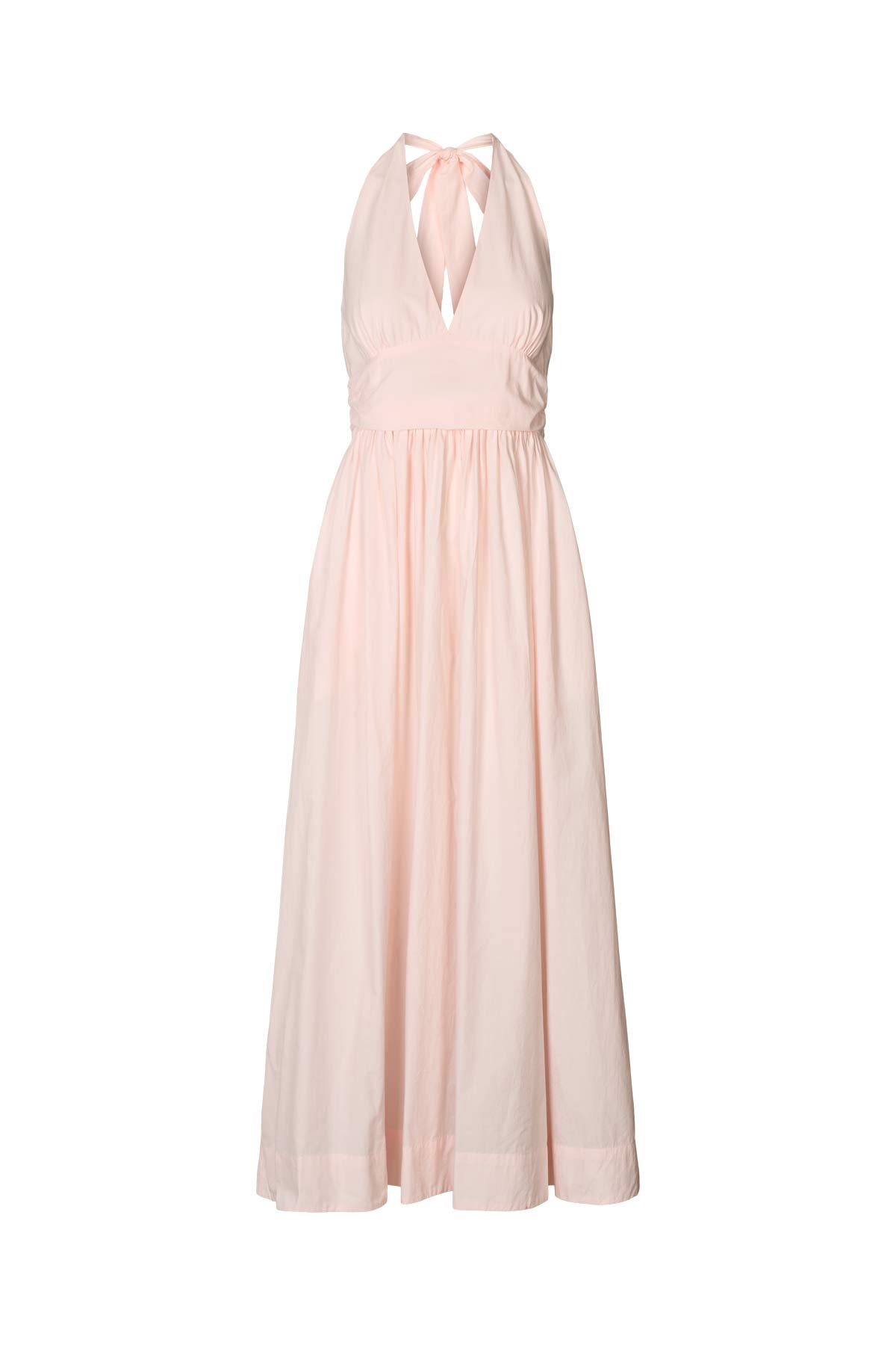 Izette - Poplin halter dress I Light rose Light rose XS 9 - Rabens Saloner