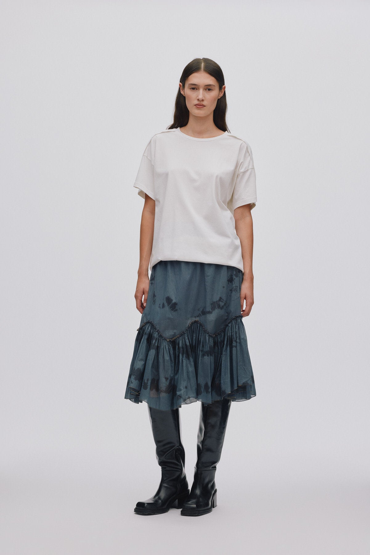 Cici - FOT jersey open back top I Chalk 3 - Rabens Saloner