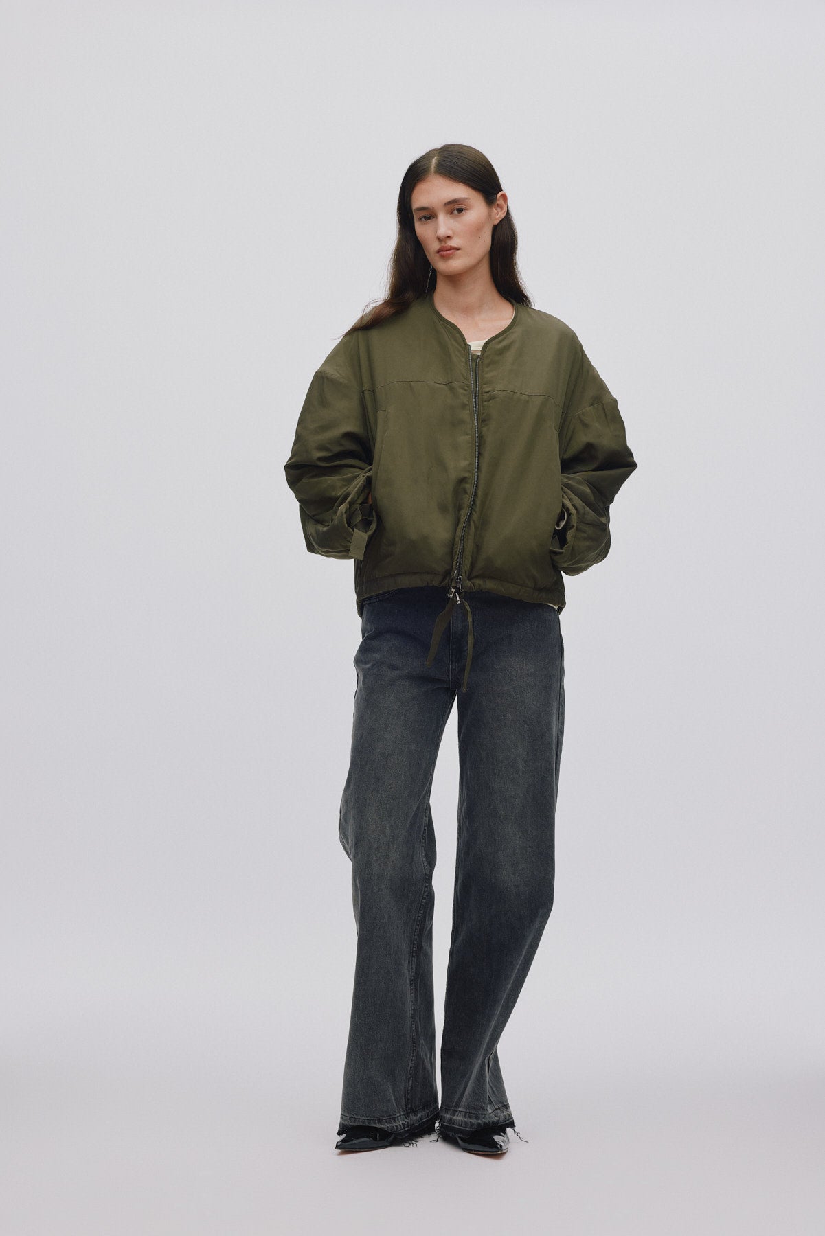 Glod - Arched jacket I Army green 2 - Rabens Saloner