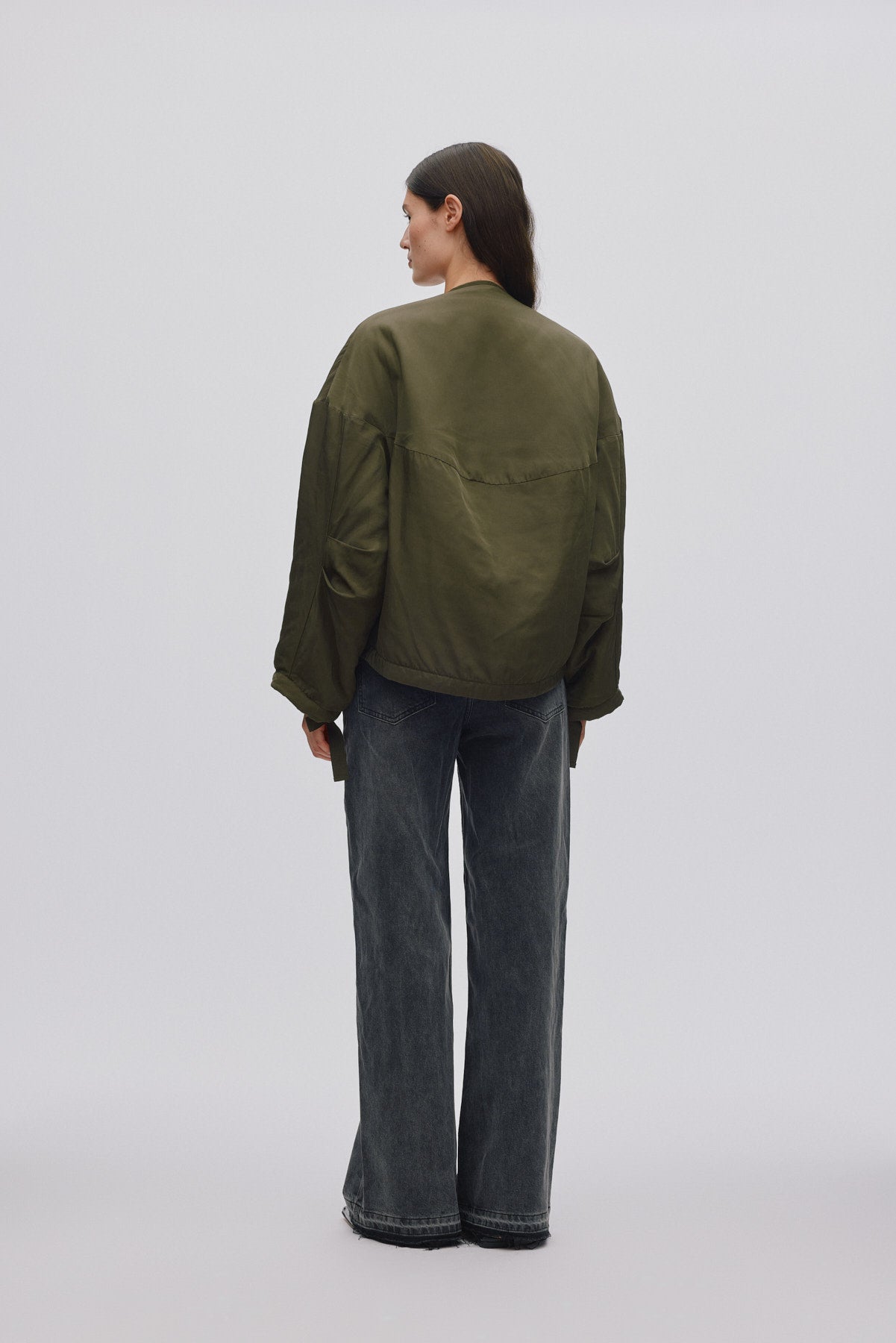 Glod - Arched jacket I Army green 5 - Rabens Saloner