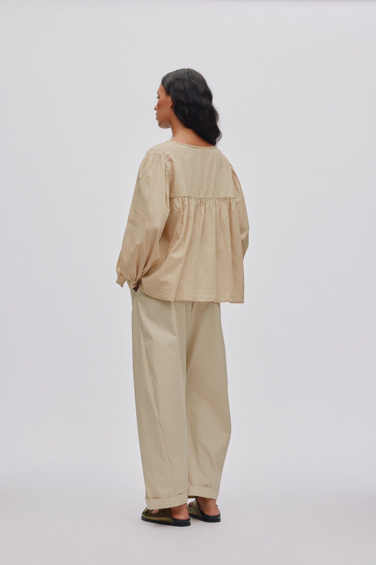 Eike - Cotton full sleeve blouse I Boulder 5 - Rabens Saloner