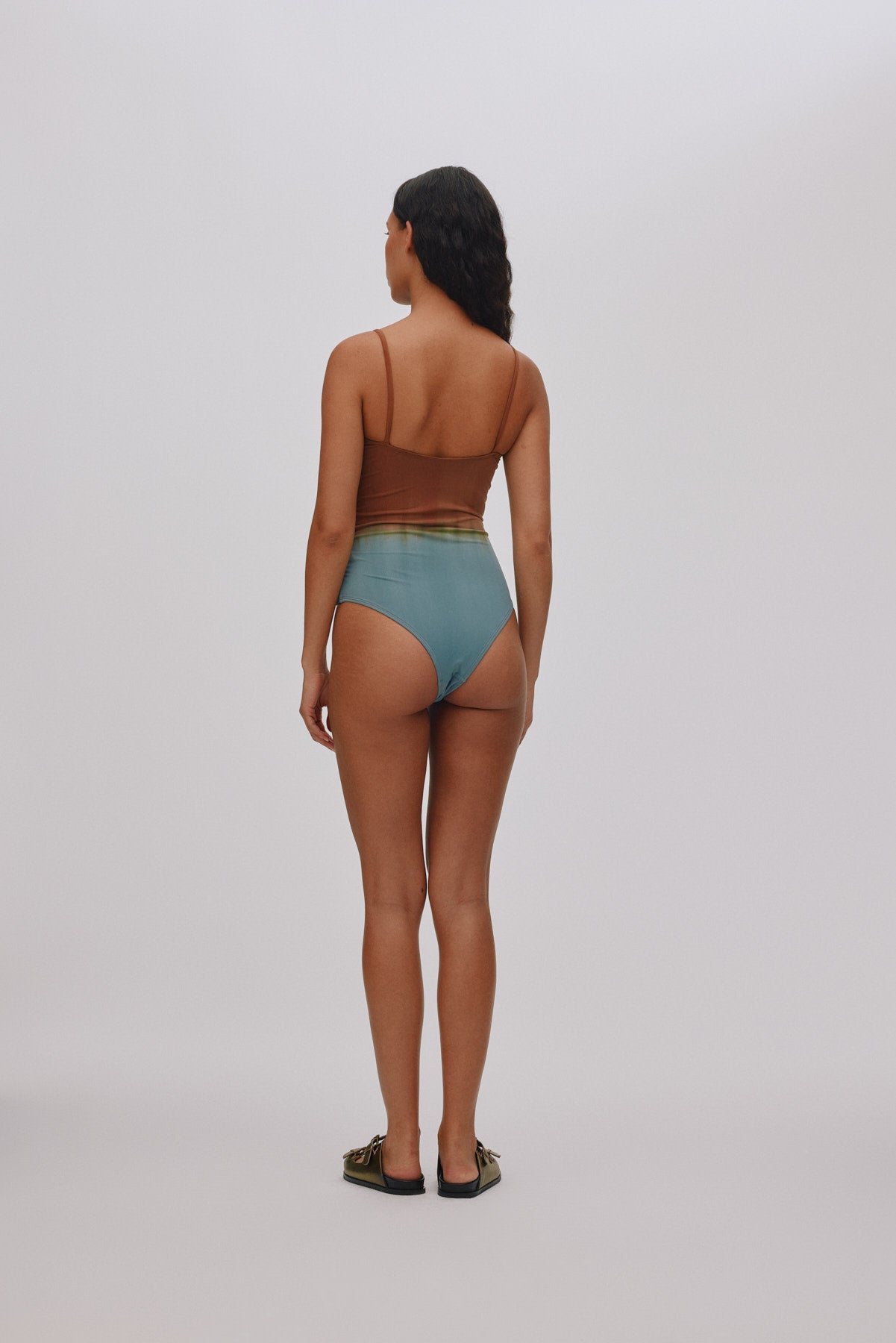 Sali - Fusion swimsuit I Cognac grey combo 2 - Rabens Saloner