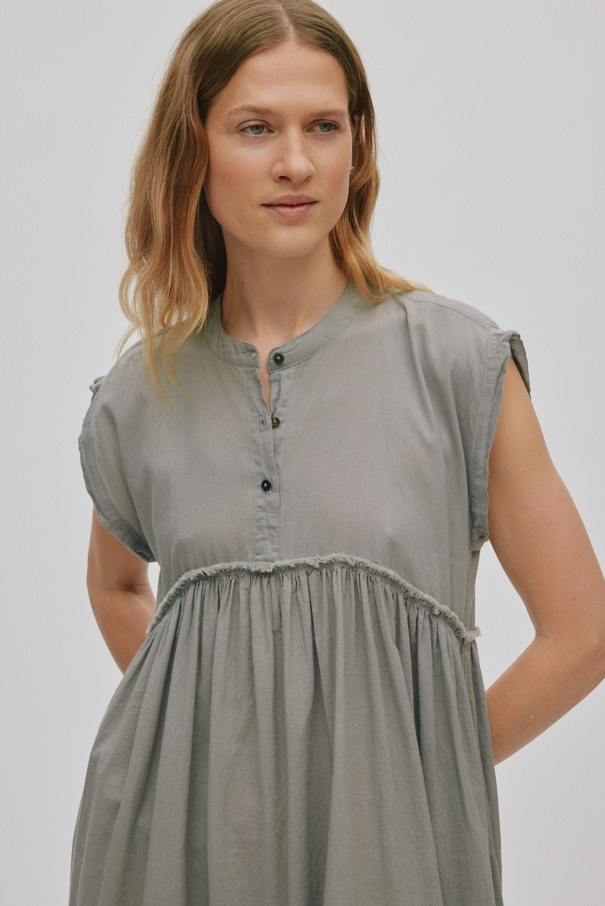 Devina - Cotton dress I Cement 8 - Rabens Saloner