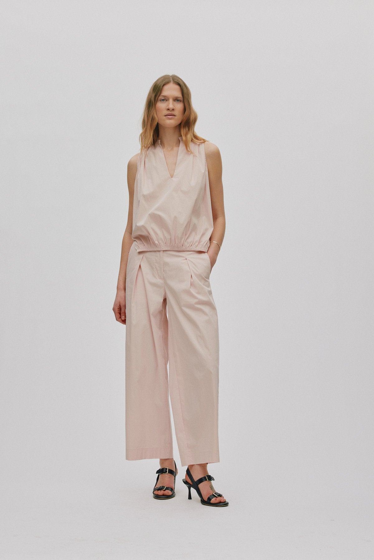 Enel - Papery parallel pants I Powder 3 - Rabens Saloner