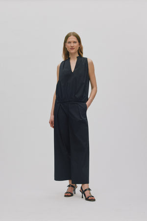 Enel - Papery parallel pants I Black Black XS 1 - Rabens Saloner