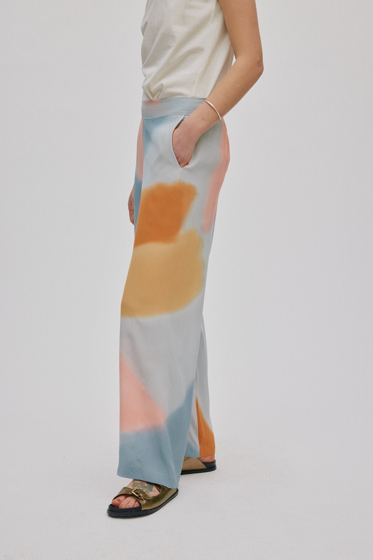 Alisa - Water colour pants I Sunset combo 2 - Rabens Saloner