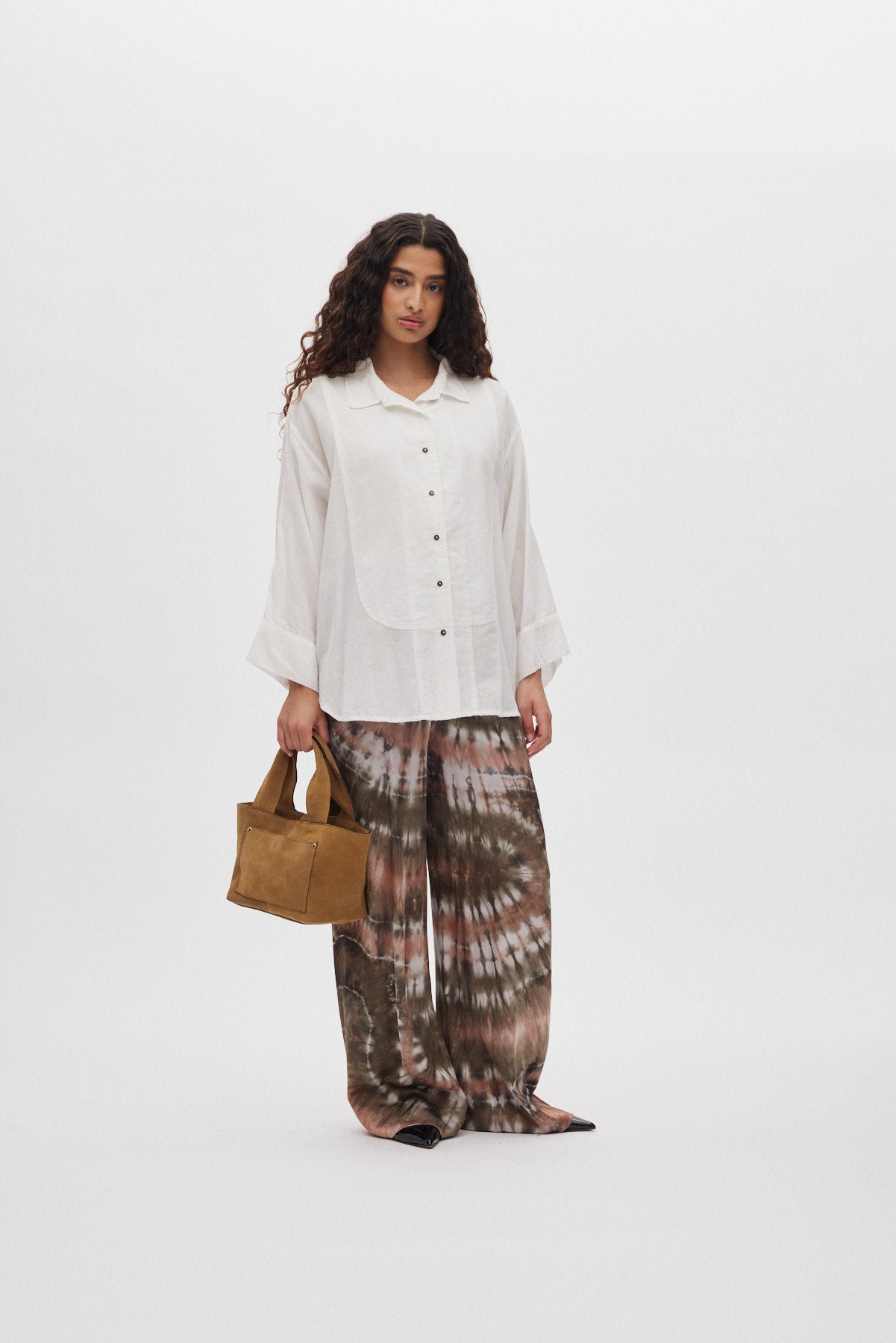 Chloe - Cotton shirt I White 2 - Rabens Saloner