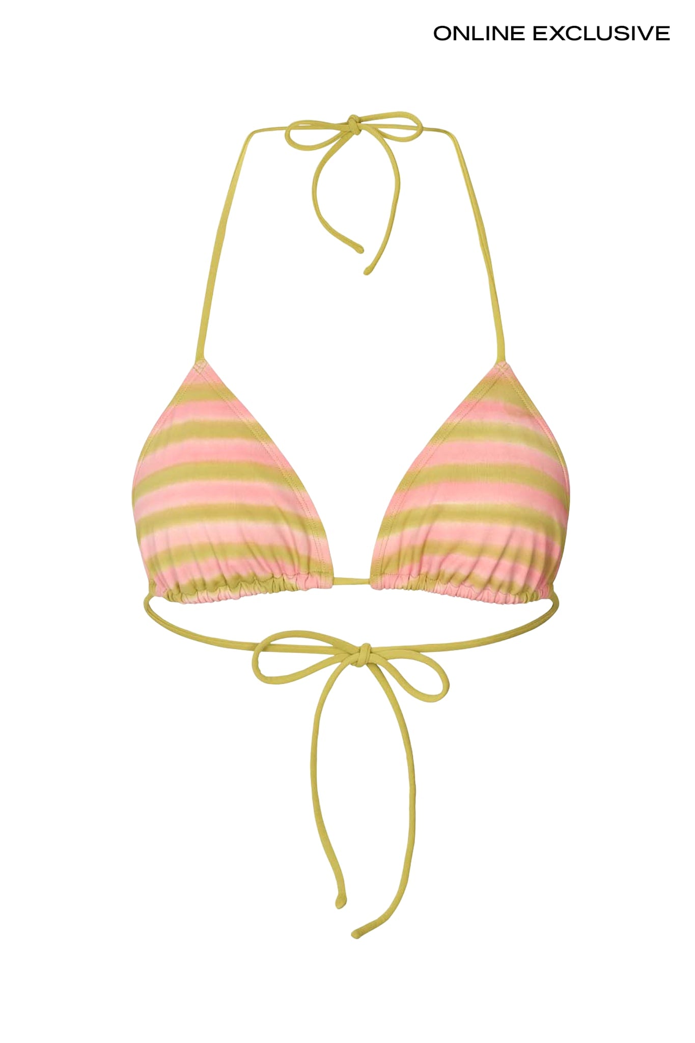 Blurred line triangle top - Merle I Lime combo 2 - Rabens Saloner