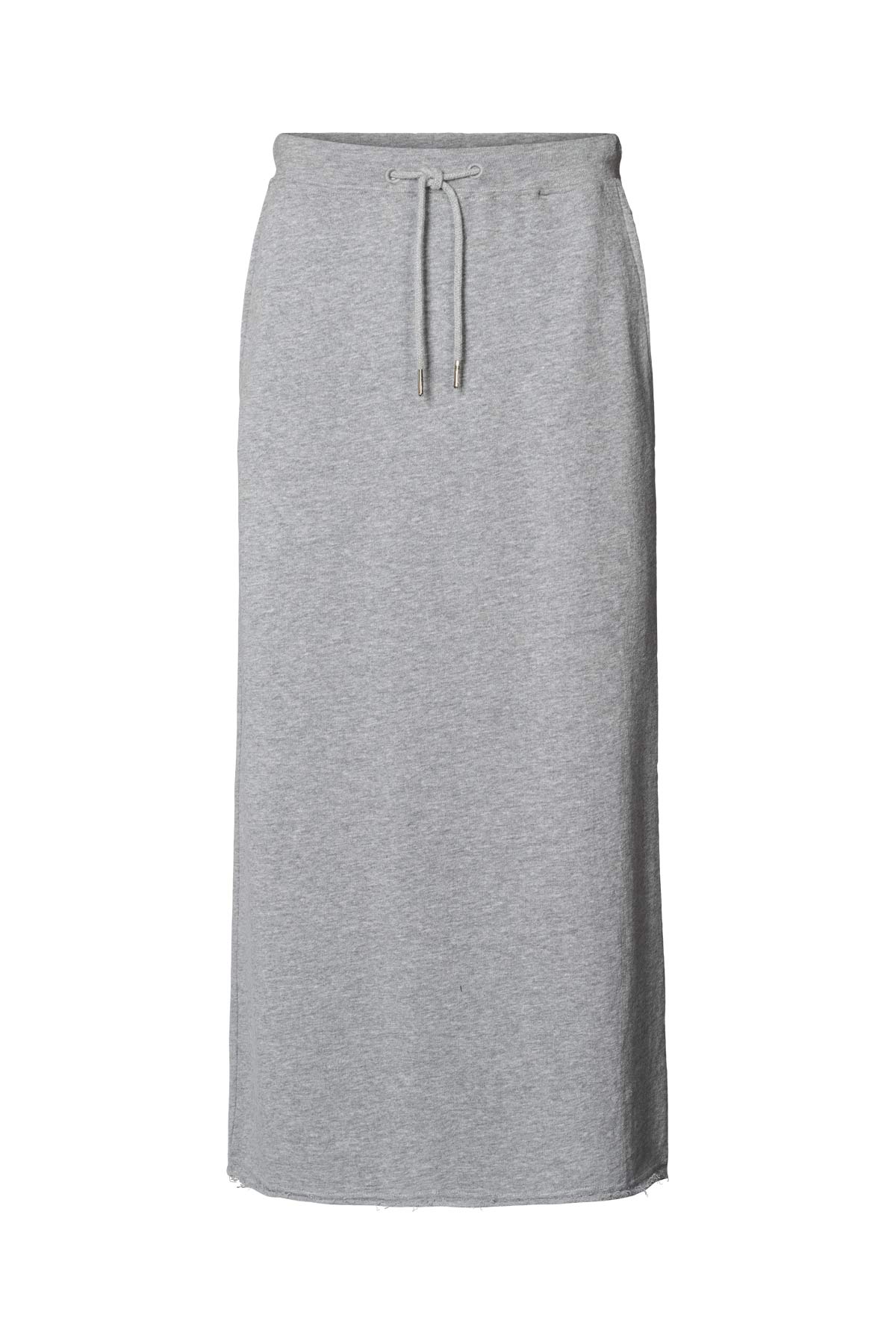 Hanni - Light stretch long skirt I Grey melange 4 - Rabens Saloner