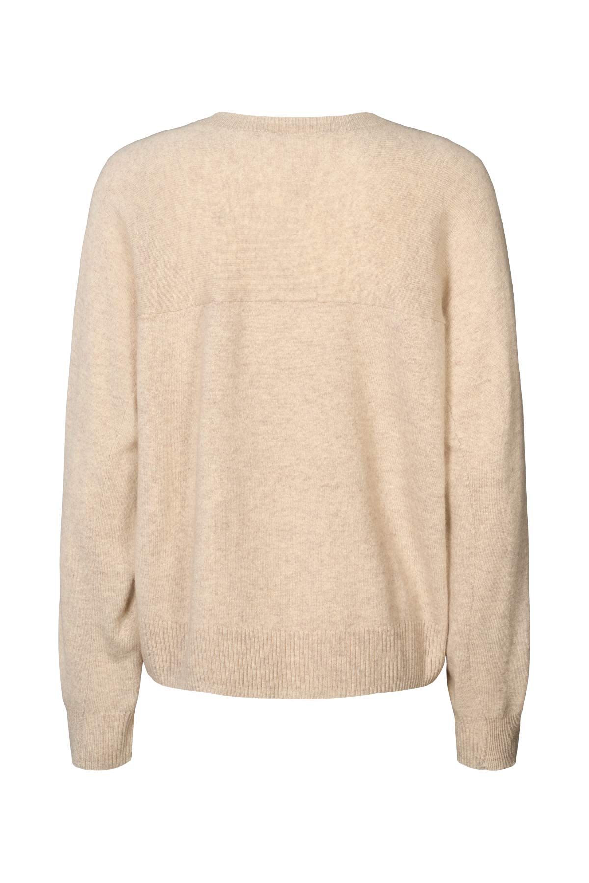 Dalani - Woolcash boxy sweater I Oatmeal melange 6 - Rabens Saloner