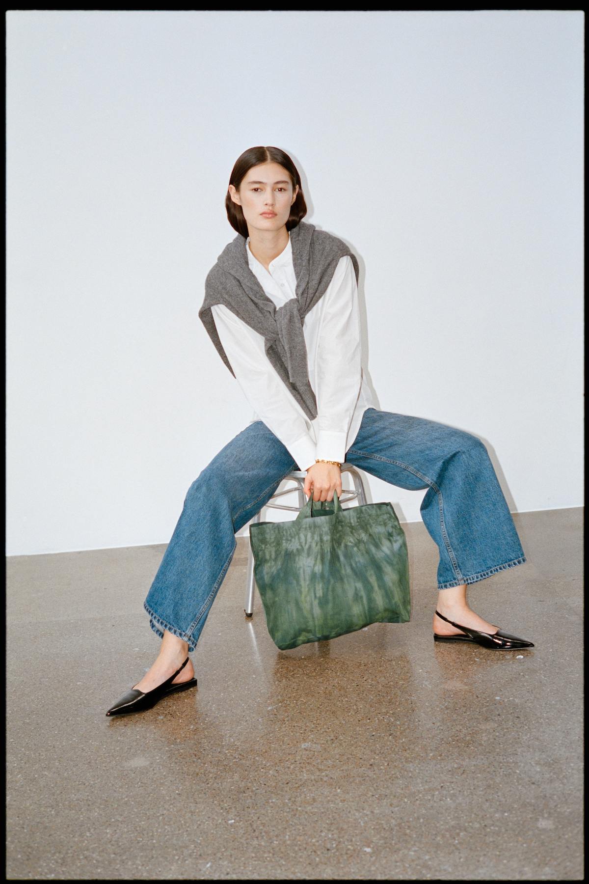 Ischa - Arizona tote bag I Green combo 3 - Rabens Saloner