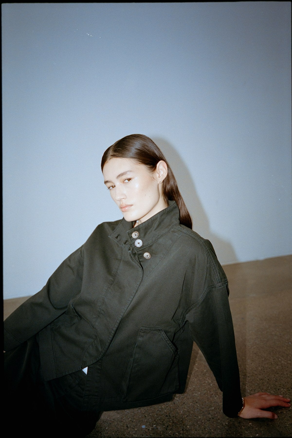 Katje - Canvas light jacket I Faded black 8 - Rabens Saloner