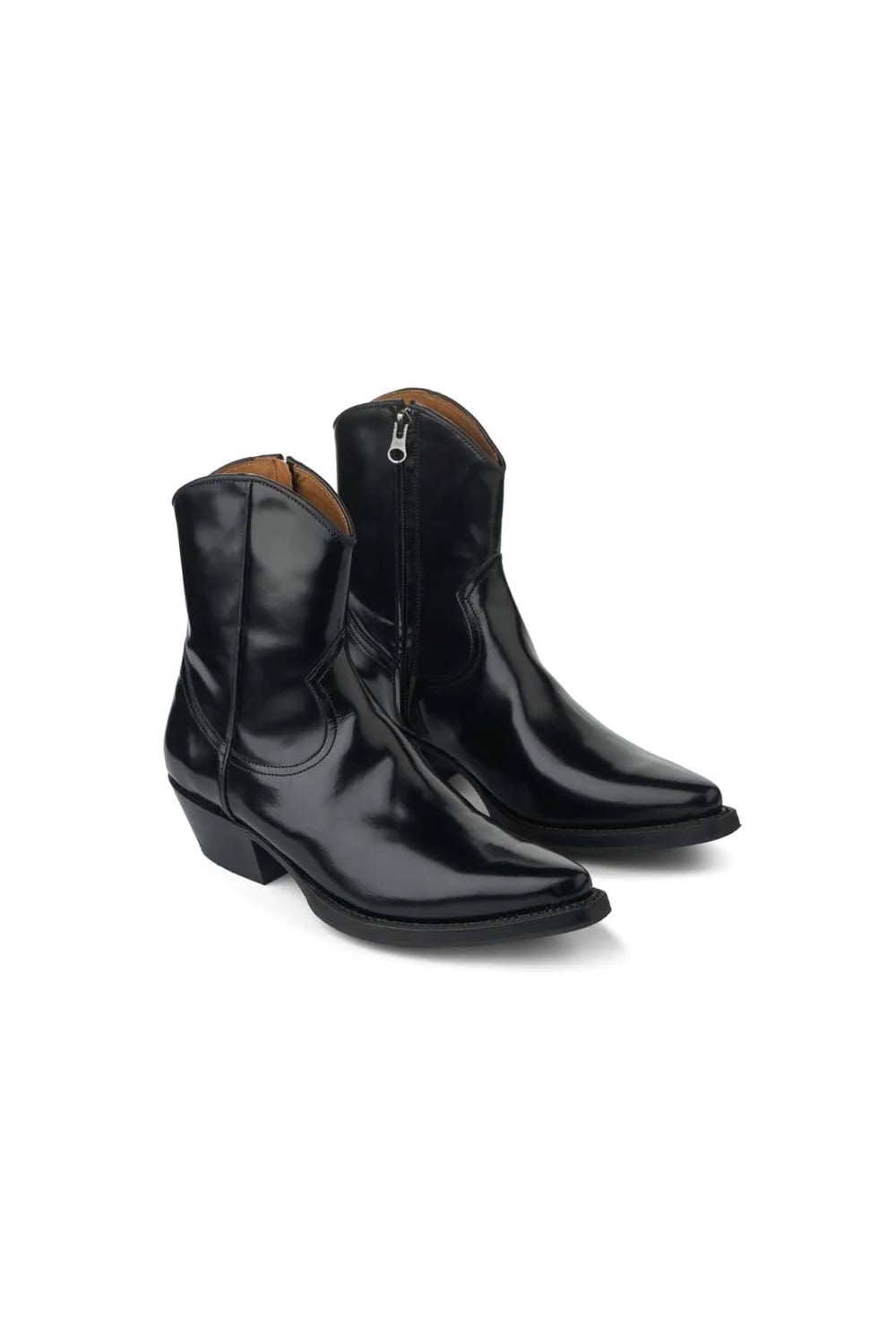 Erla - Western zip boot I Black 1 - Rabens Saloner