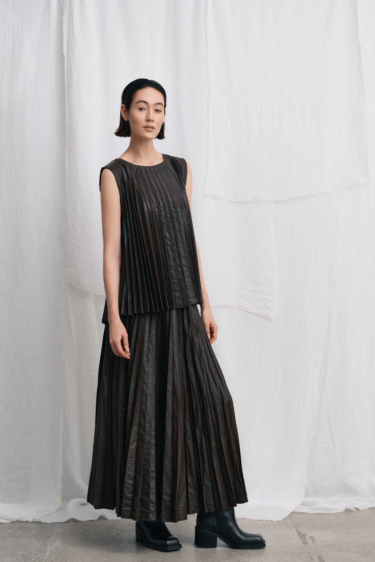 Simonia - Pleats skirt I French toast 6 - Rabens Saloner