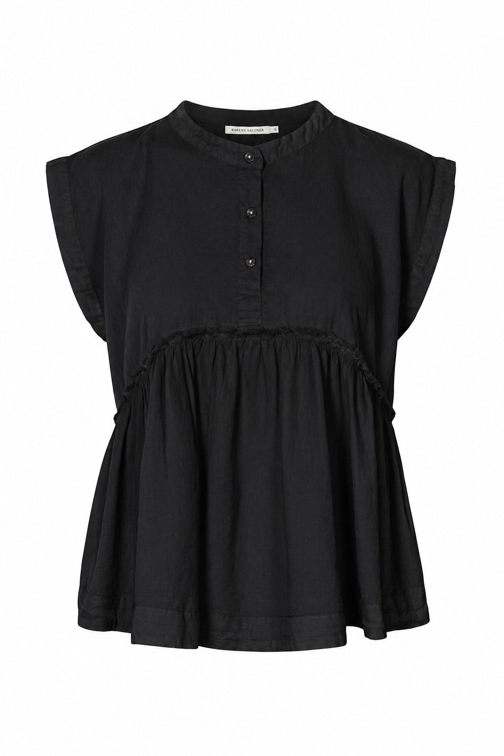 Deona - Cotton blouse I Black Black XS 1 - Rabens Saloner