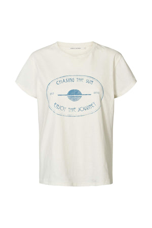 Ambla - Journey t-shirt I Chalk Chalk XS 4 - Rabens Saloner
