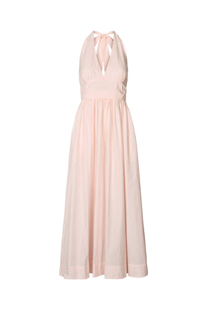 Izette - Poplin halter dress I Light rose Light rose XS 9 - Rabens Saloner