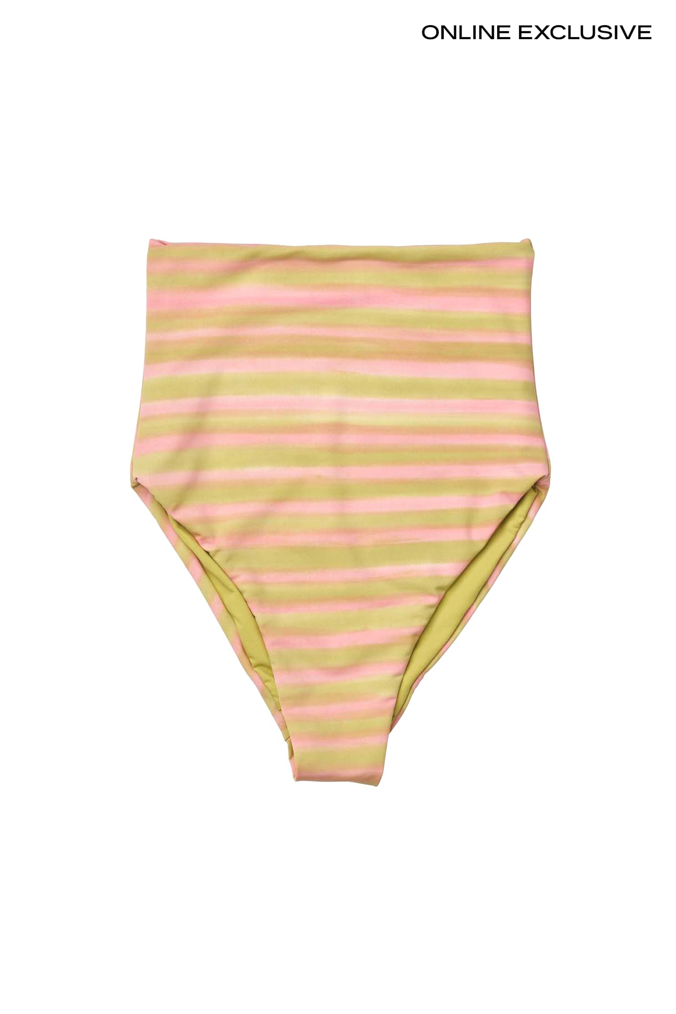 Blurred line highwaist panties - Miranda I Lime combo Lime combo XS 1 - Rabens Saloner